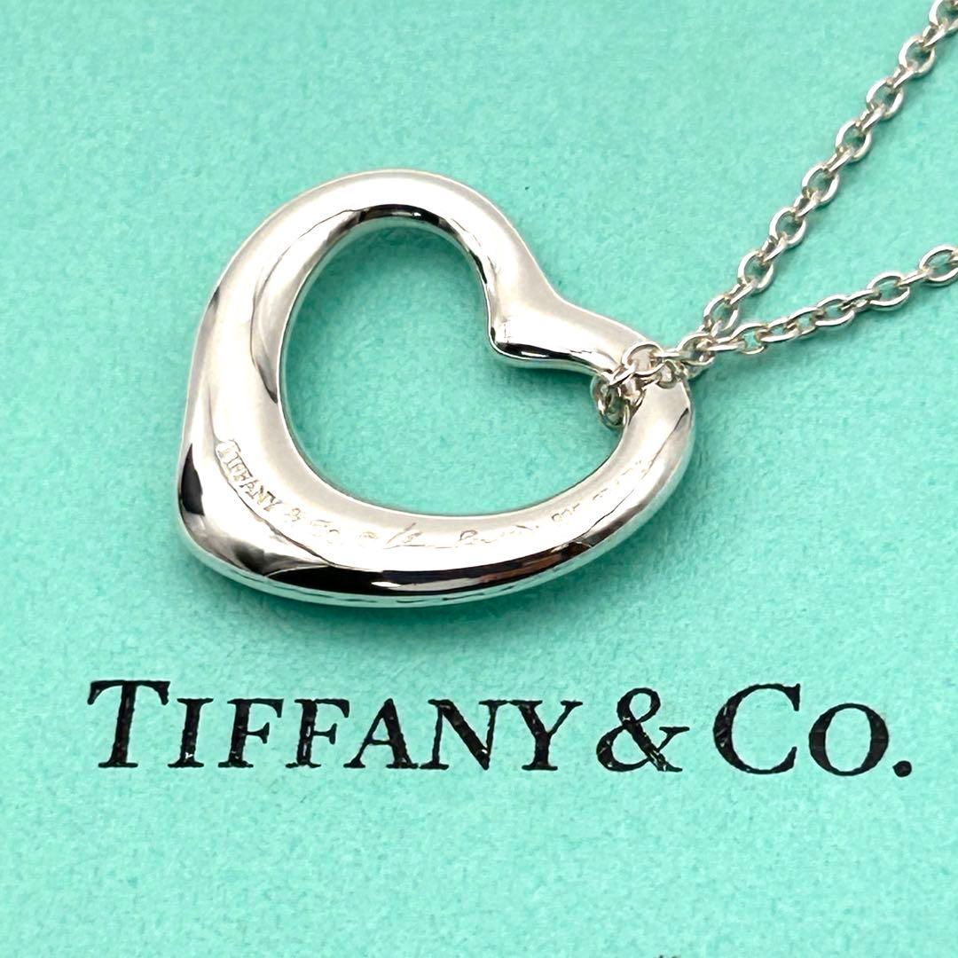 極美品✨ ティファニー ネックレス オープンハート エルサペレッティ