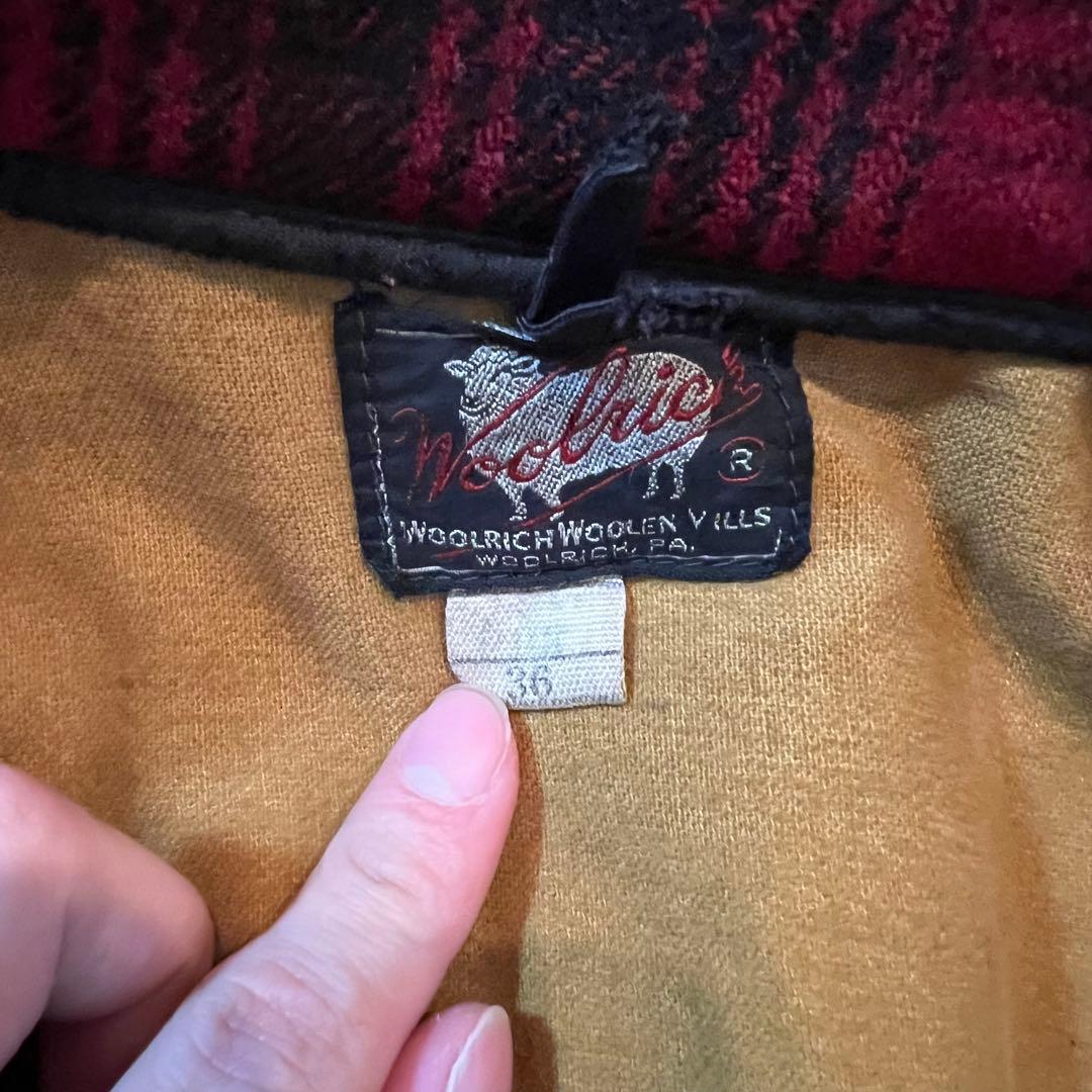40s 50s woolrich ハンティングジャケット マッキーノ 36