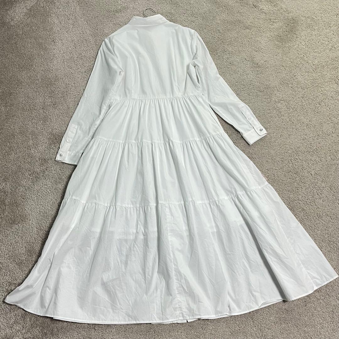 新品タグ付 千葉由佳✕Chesty フラワーレースシャツワンピース 白　サイズ1