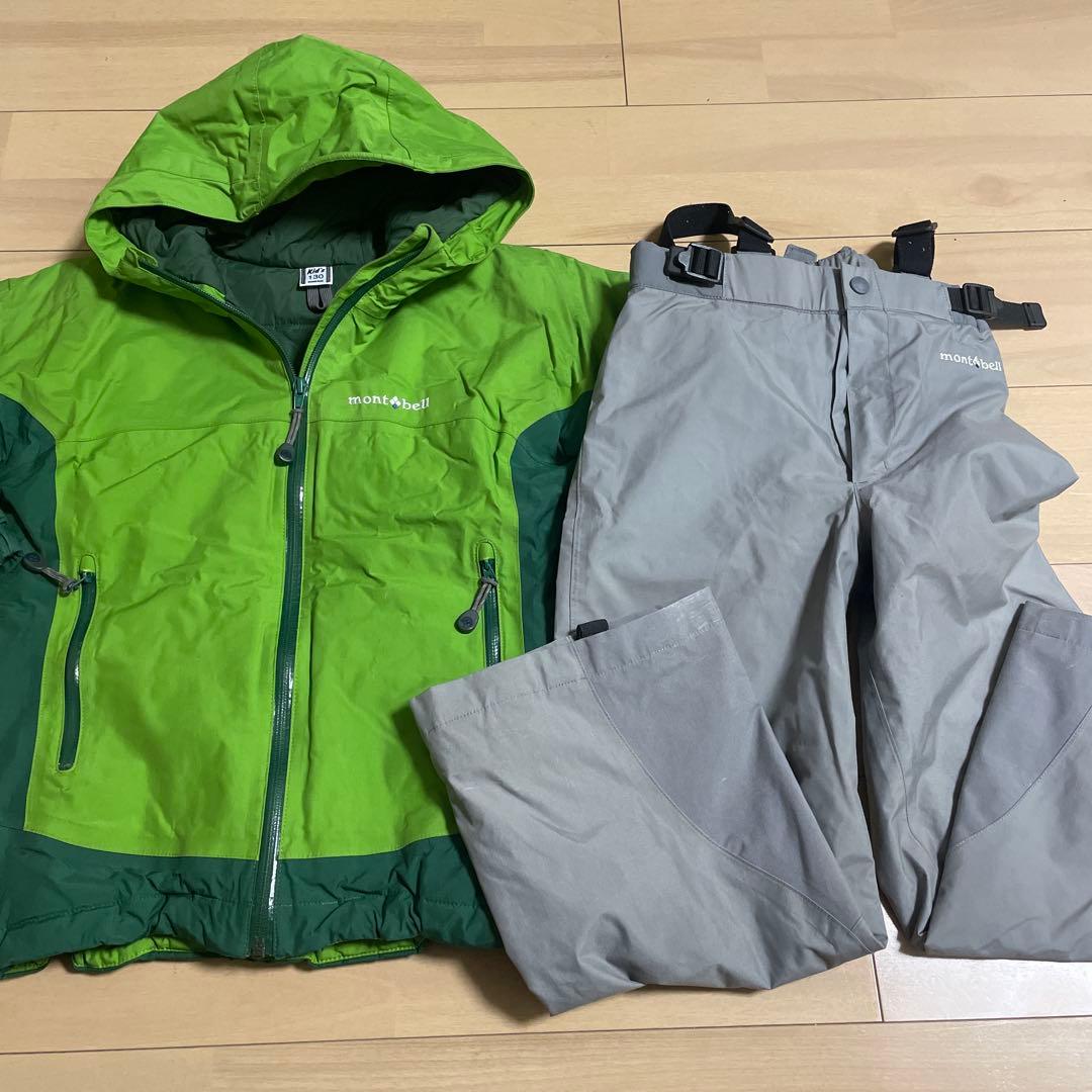 mont-bell 子ども用スキーウェア　上下