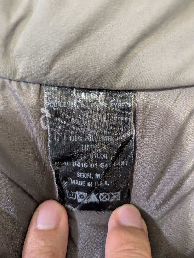 アメリカ軍 PCU Level7 type1 ジャケット Large