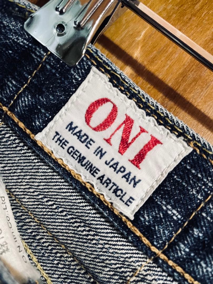 鬼デニム　セルビッチ　34 アメカジ　生地厚　バイカー