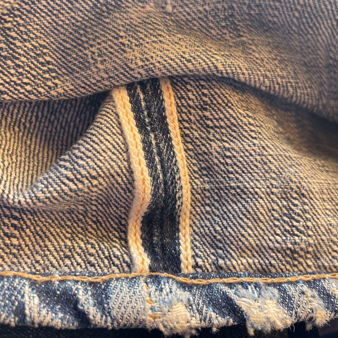 鬼デニム　セルビッチ　34 アメカジ　生地厚　バイカー