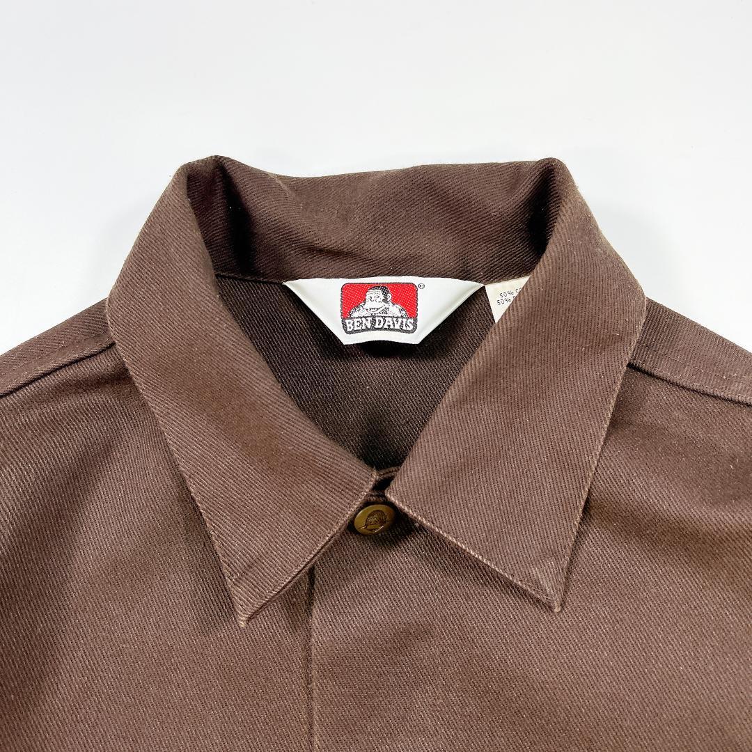 BEN DAVIS ベンデイビス カバーオール USA製 ブラウン M