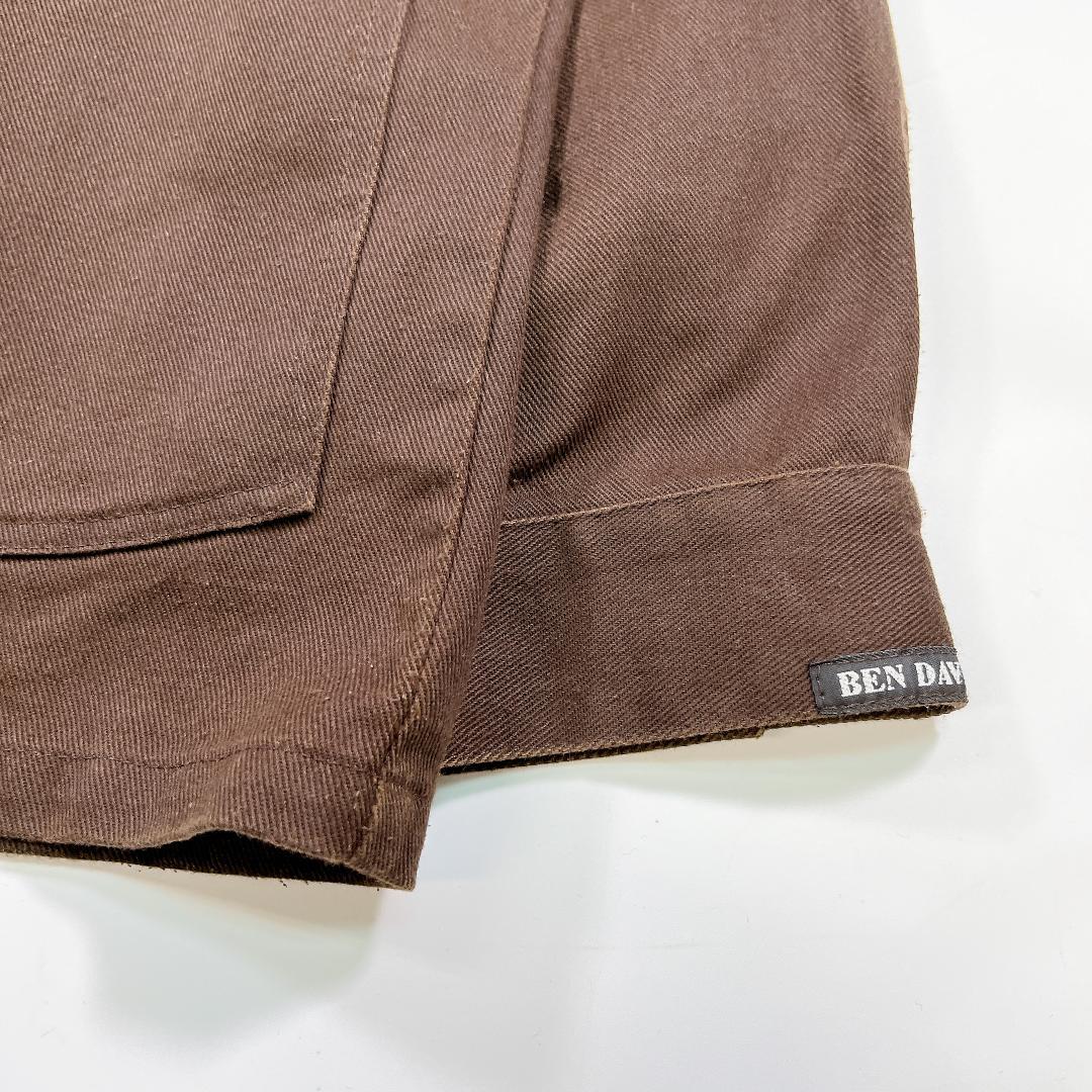 BEN DAVIS ベンデイビス カバーオール USA製 ブラウン M