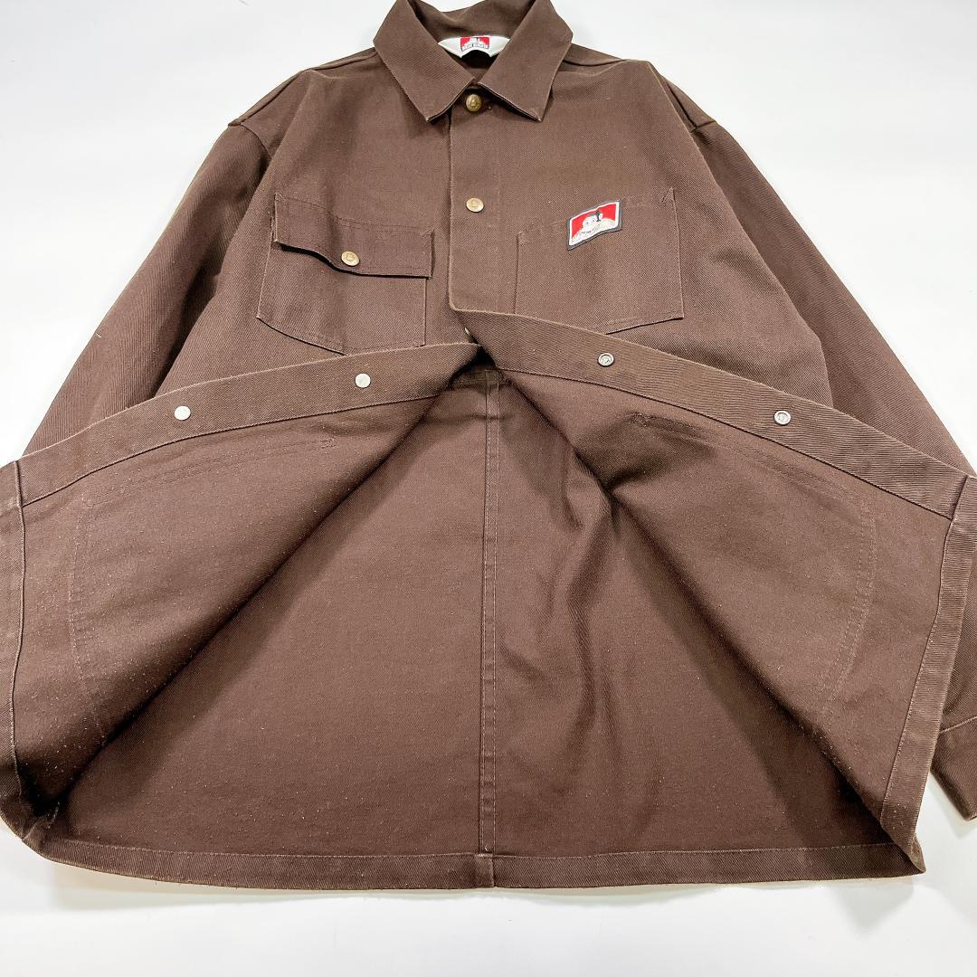 BEN DAVIS ベンデイビス カバーオール USA製 ブラウン M