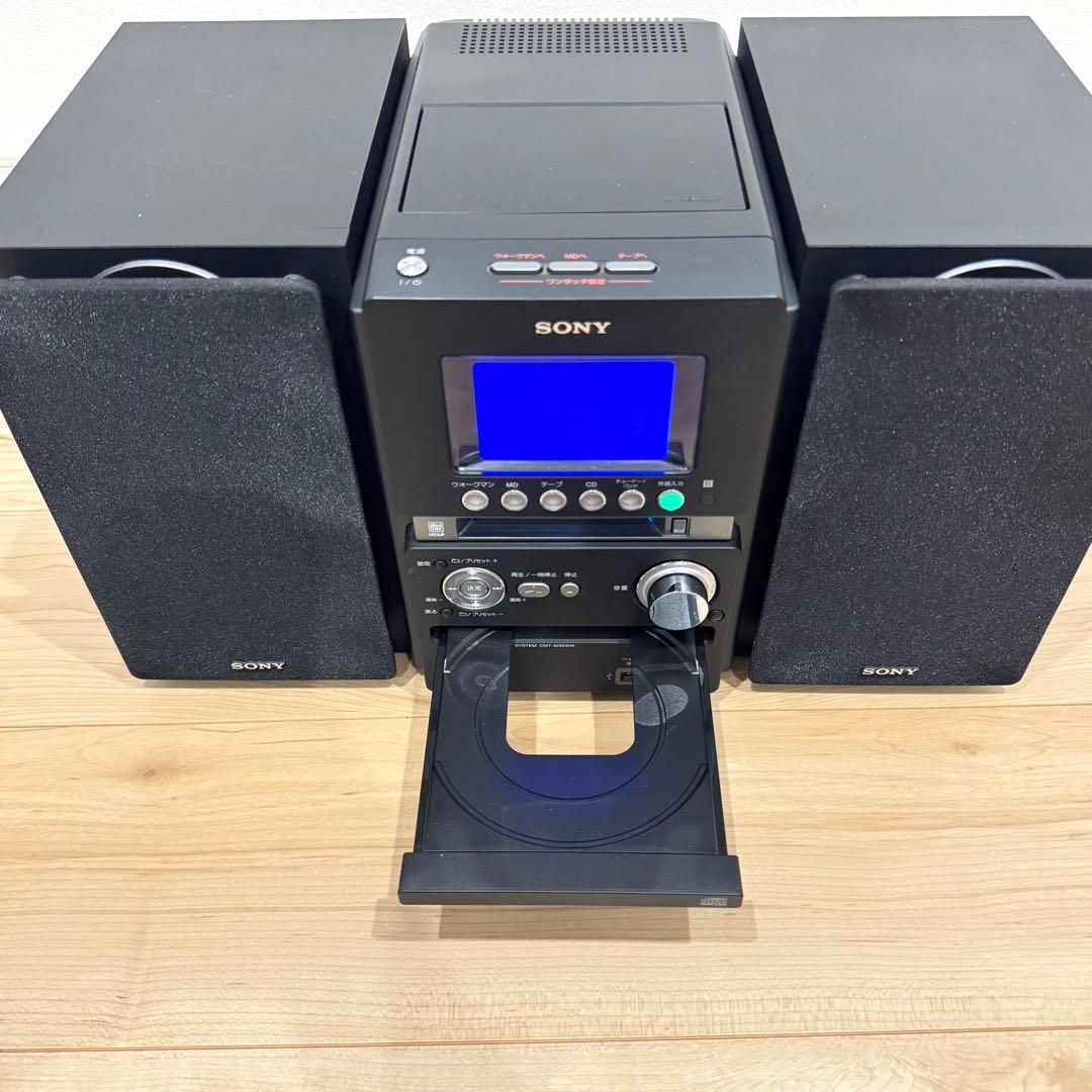 【動作確認済】 SONY CMT-M35WM ミュージックコンポ　ミニコンポ