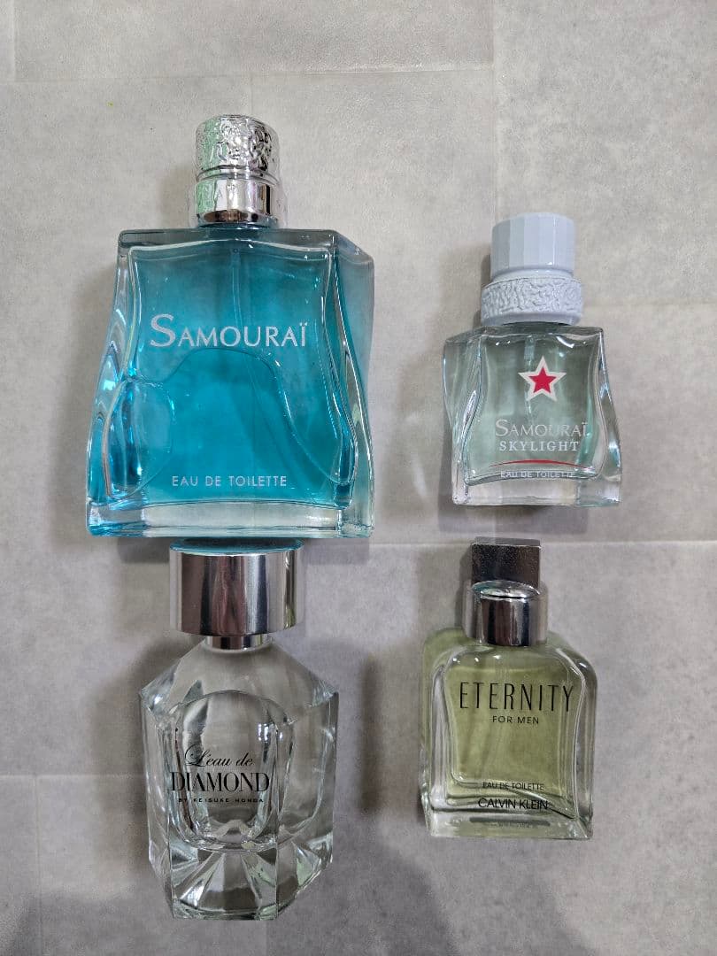 Samourai・Eternity・Diamonds メンズ香水4本セット