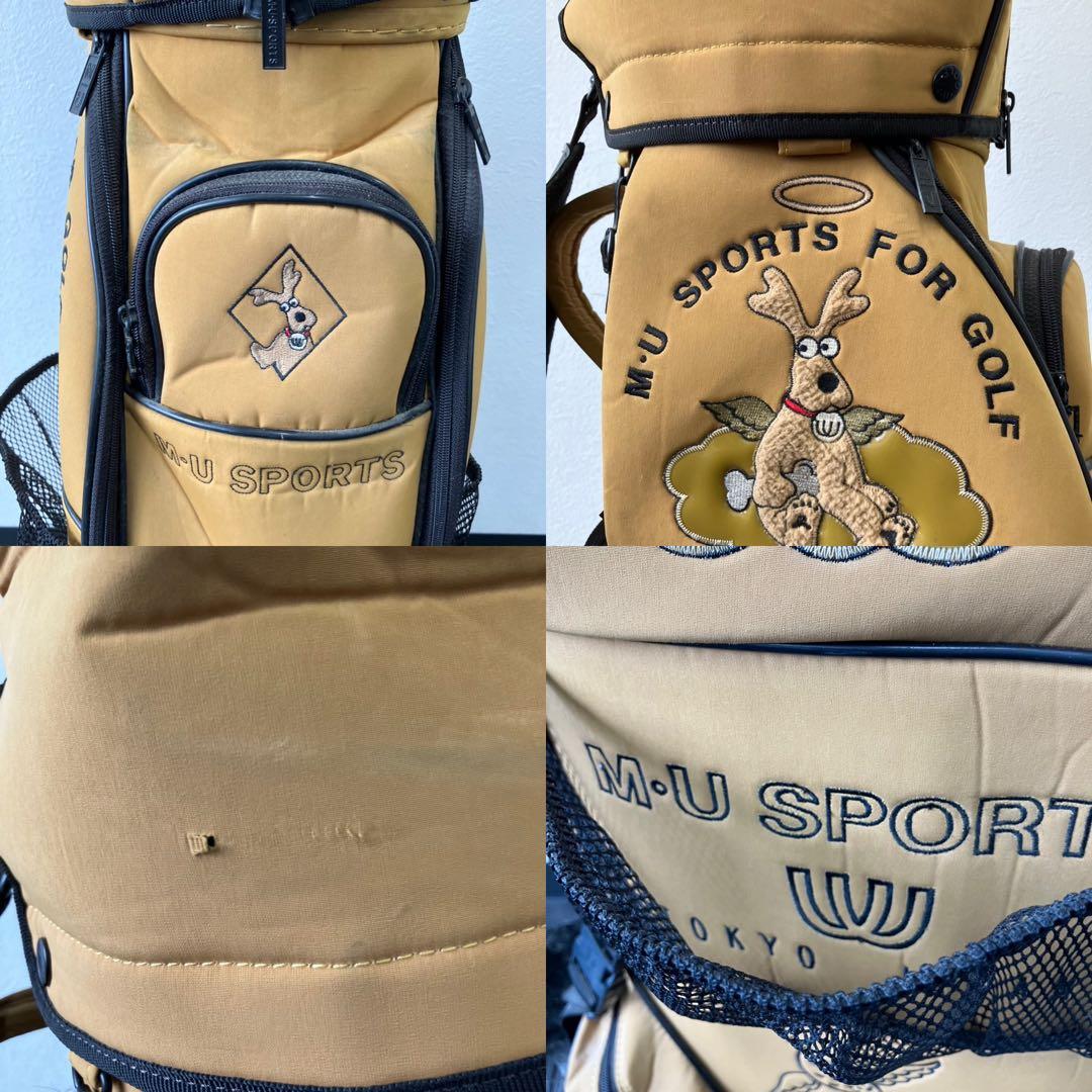 値下げ！MU SPORTS MUスポーツ キャディバッグ ゴルフバッグ