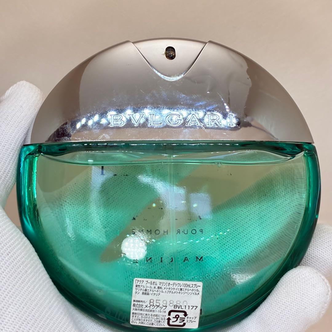 【爽やか香水】 ブルガリ　アクア　プールオム　マリン　100ml ほぼ未使用