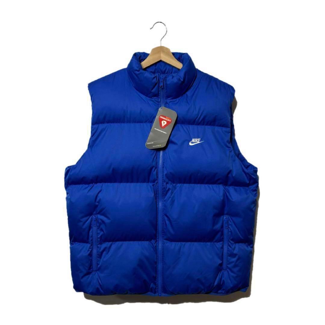 ナイキ プリマロフト ウォーター リペレント パファー ベスト ブルー XL