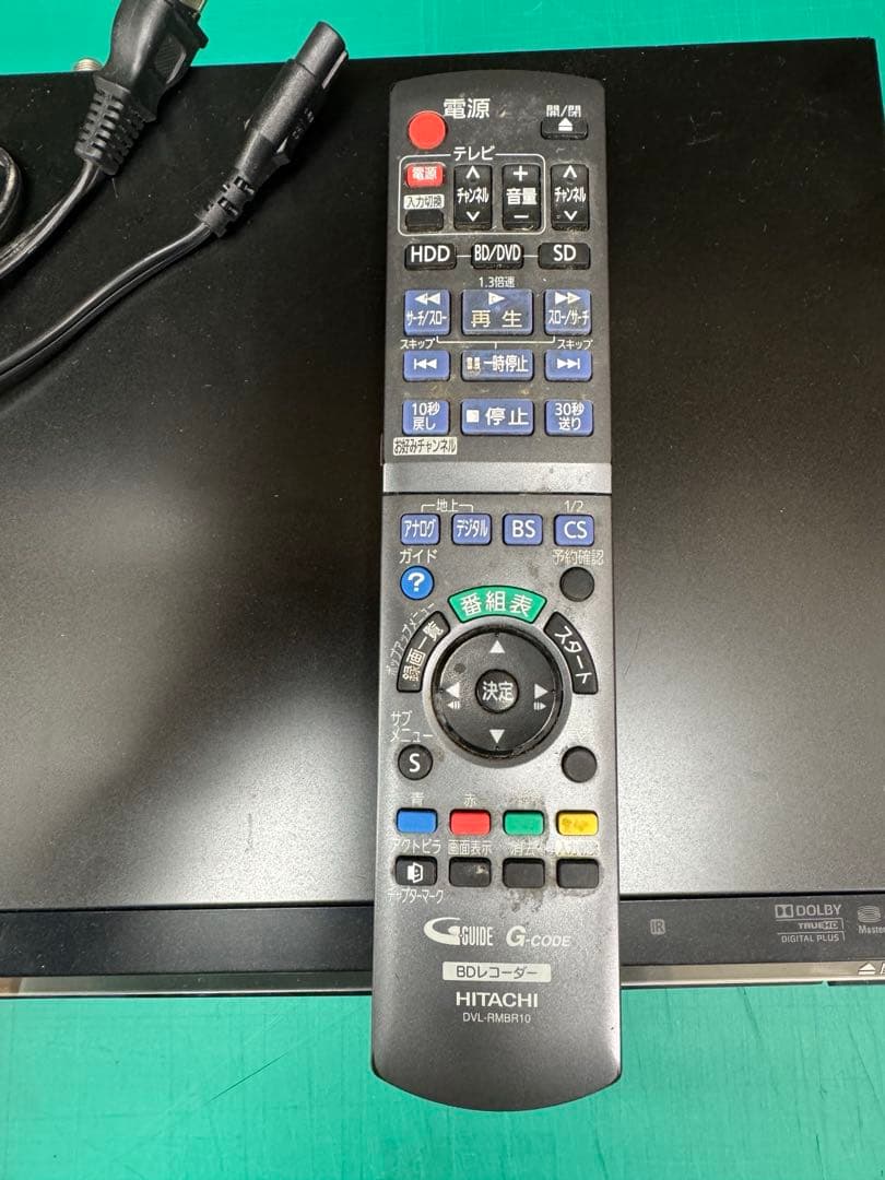 ブルーレイレコーダー　HITACHI DVL-BR10 日立