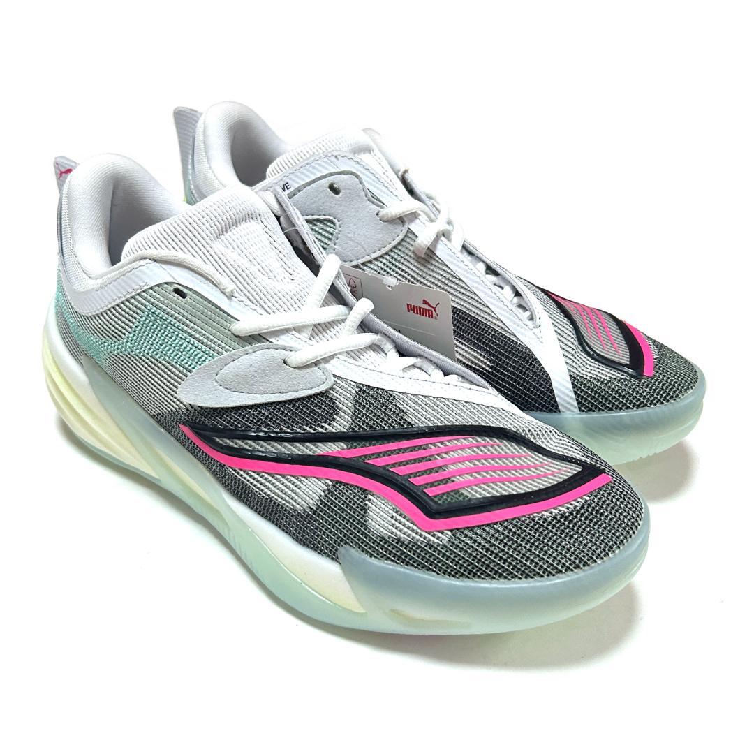 新品　PUMA　27㎝　プーマ　 オール プロ ニトロ 2　ホワイト　バッシュ