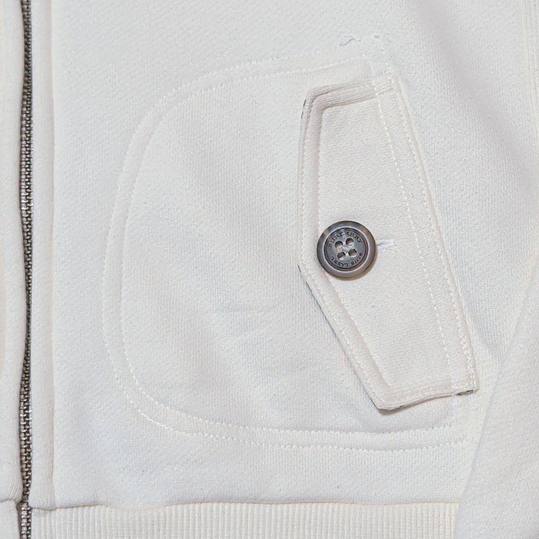 バーバリーブルーレーベル リアルファー 短丈 Wジップパーカー