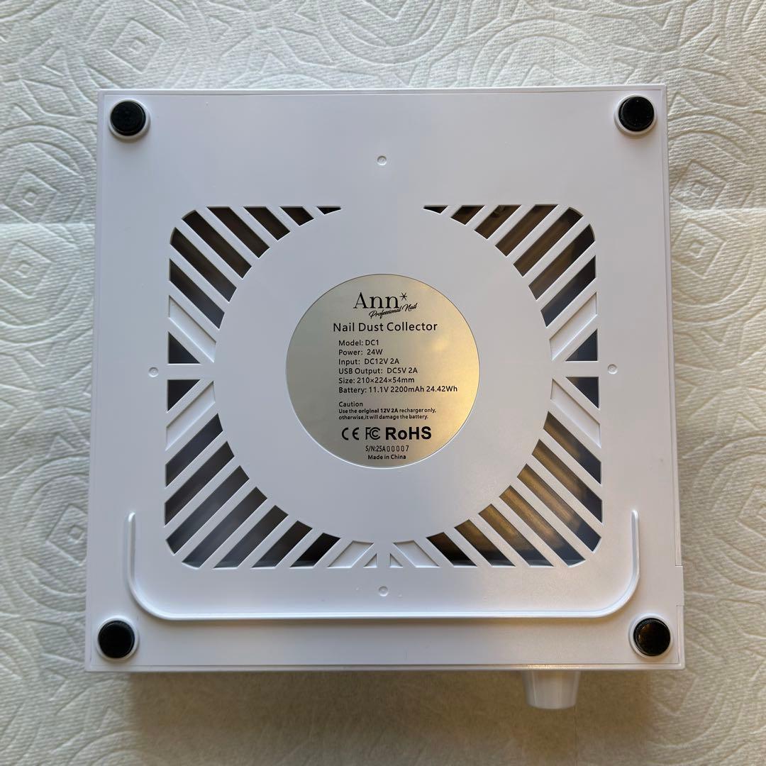 保証書付き Ann プロフェッショナル コードレスハイパーダスト ネイル集塵機