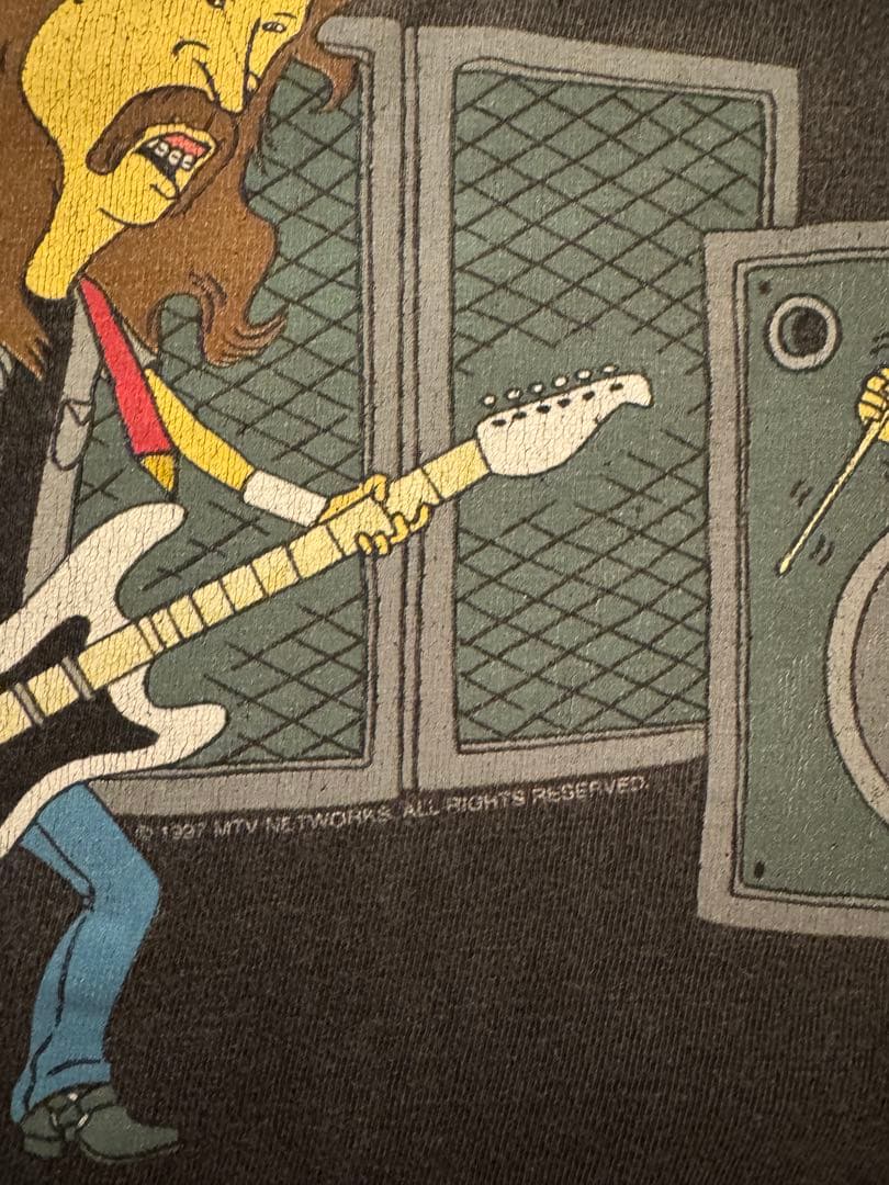 ビンテージ LLICA × ビーバス＆バットヘッド Tシャツ giant