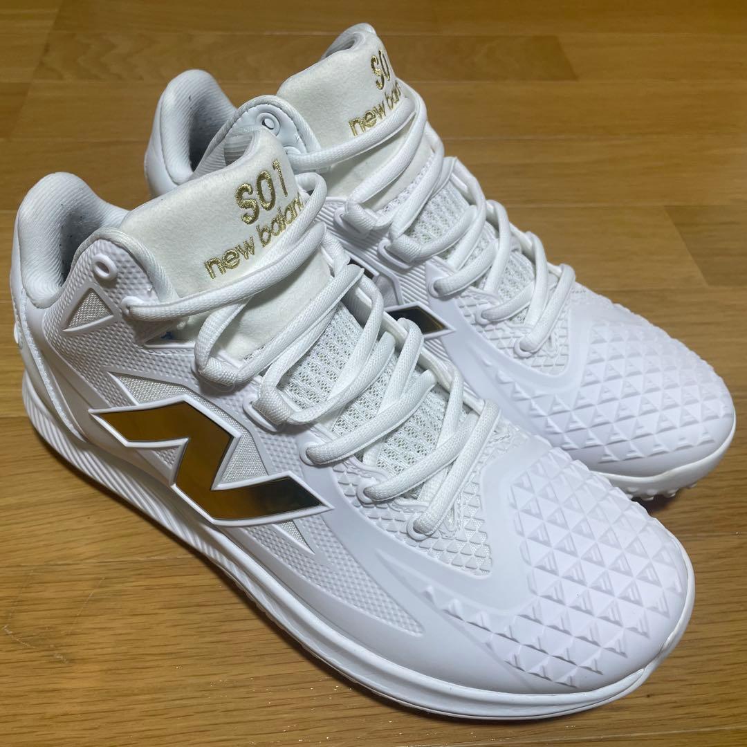 Ohtani v1 大谷翔平 ニューバランス ホワイト ゴールド 26.0㎝