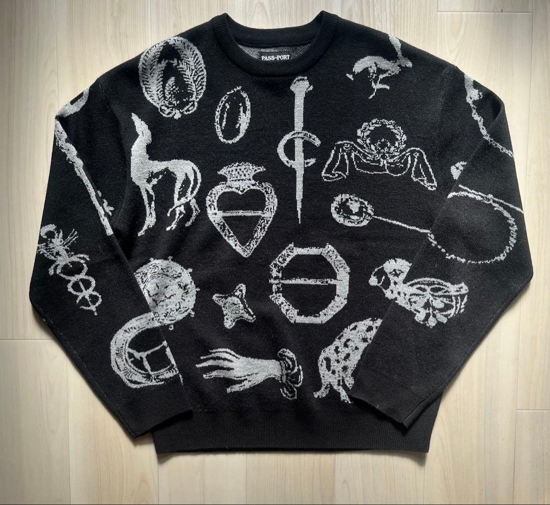 23fw passport ニットセーター