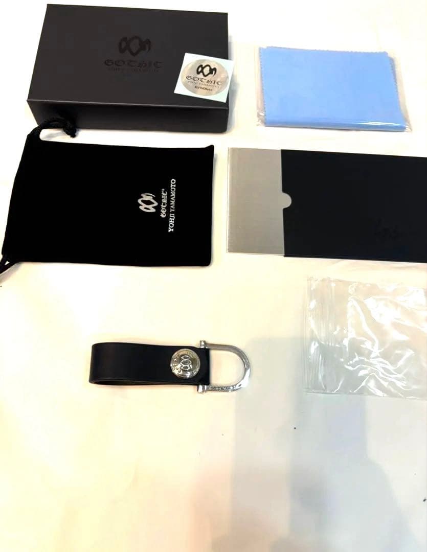 (お値下げ価格中)新品ヨウジヤマモトGOTHICベルトループレザーキーリング