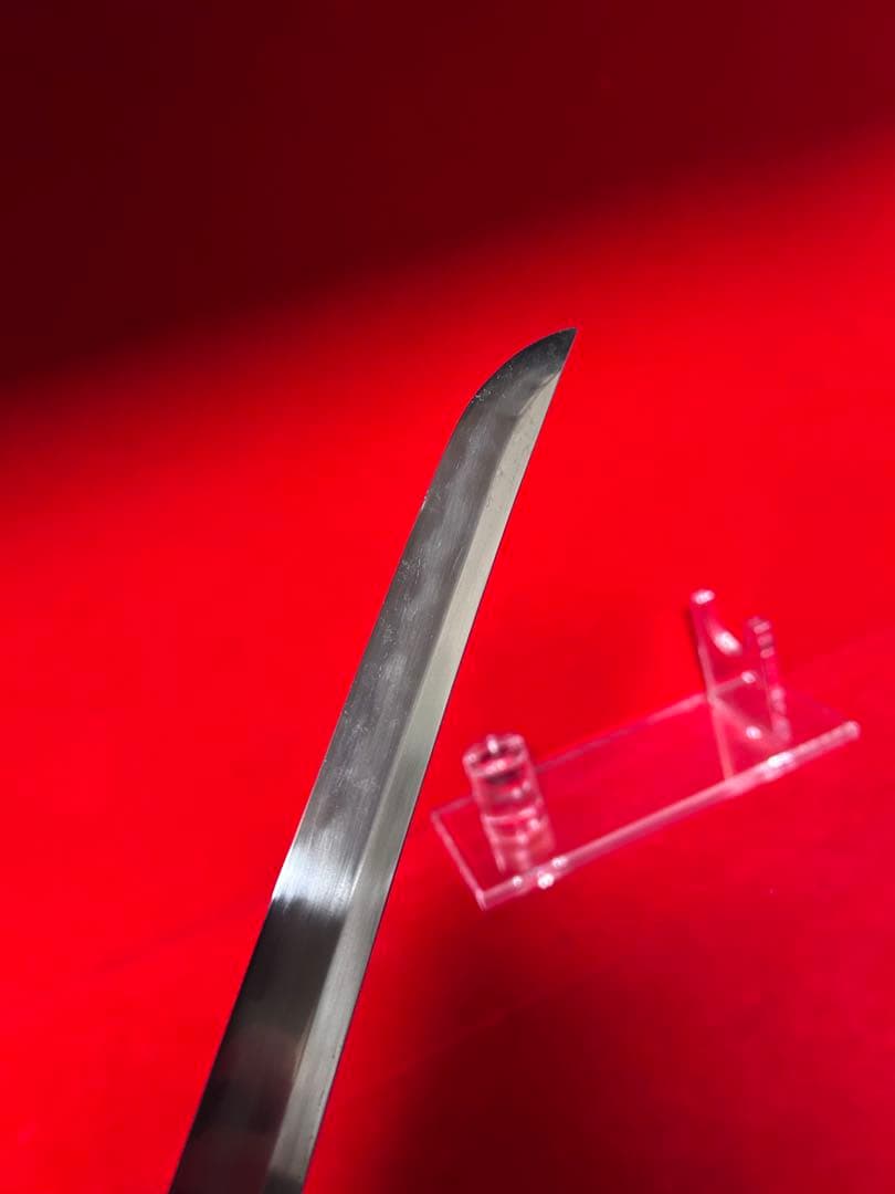 01562 包丁　和包丁　マグロ包丁　玉鋼　刃文綺麗　未使用品