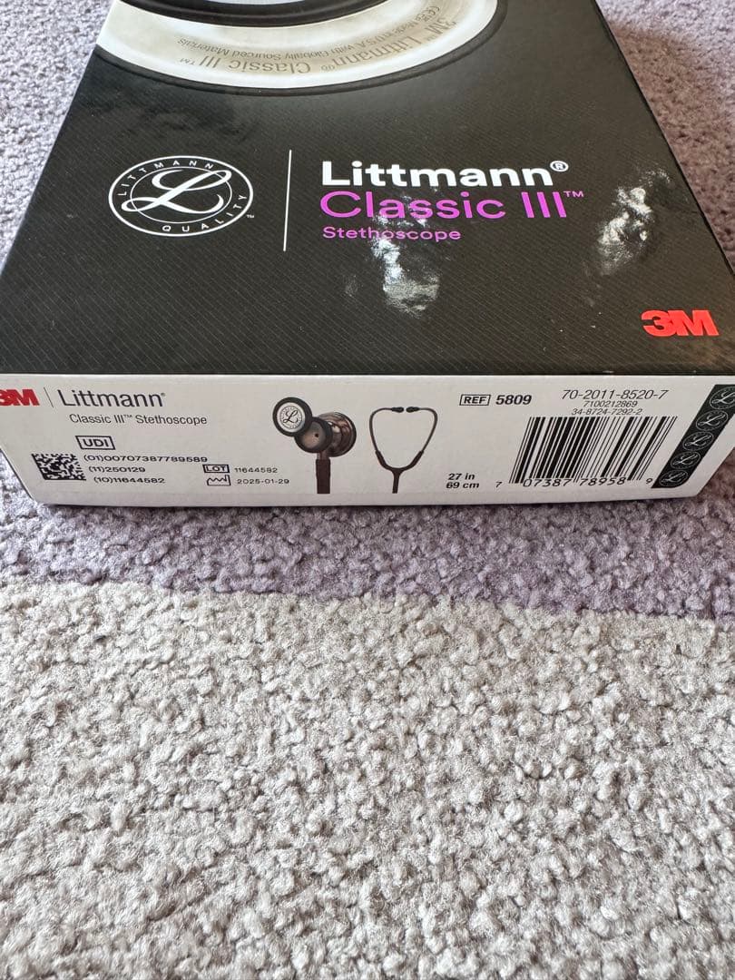【美品】3M Littmann Classic III ブラウン 聴診器