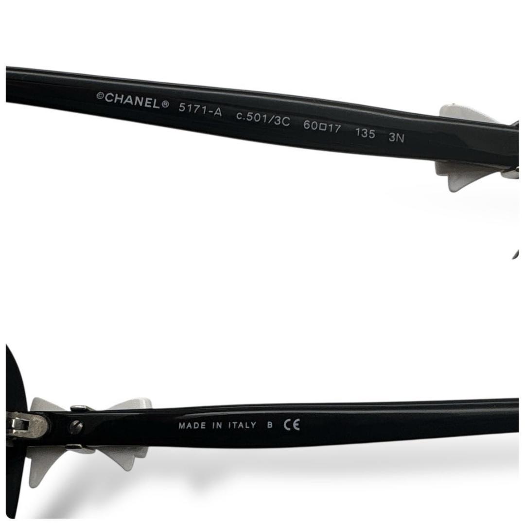 【美品】CHANEL sunglasses case coco ribon