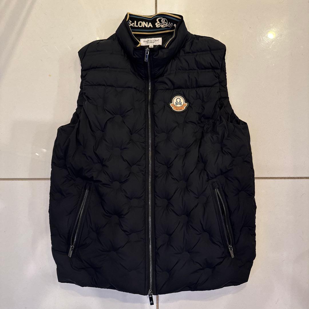 2025mark&lona ブラック ダウンベスト 48 新品同様
