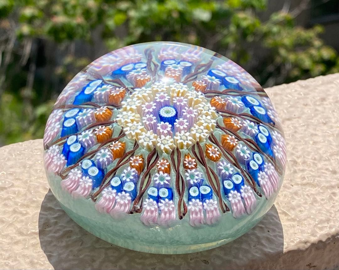 ☘️パースシャー☘️ ガラスペーパーウェイト　文鎮　スコットランド製　直径7.6㎝❣️