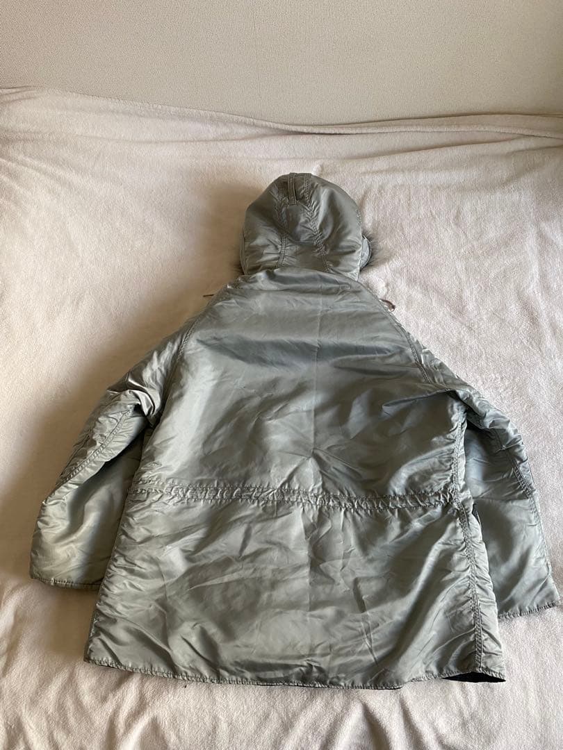 80s 3本線 USA製 旧タグ ALPHA N-3B シルバー