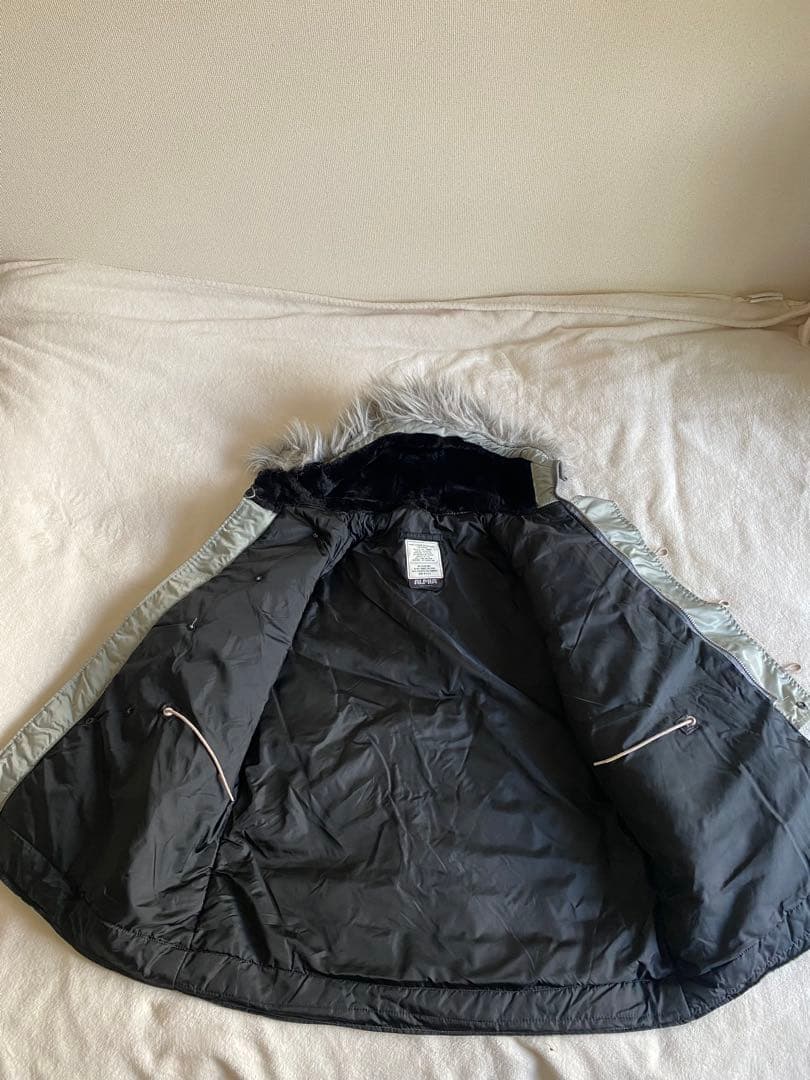 80s 3本線 USA製 旧タグ ALPHA N-3B シルバー