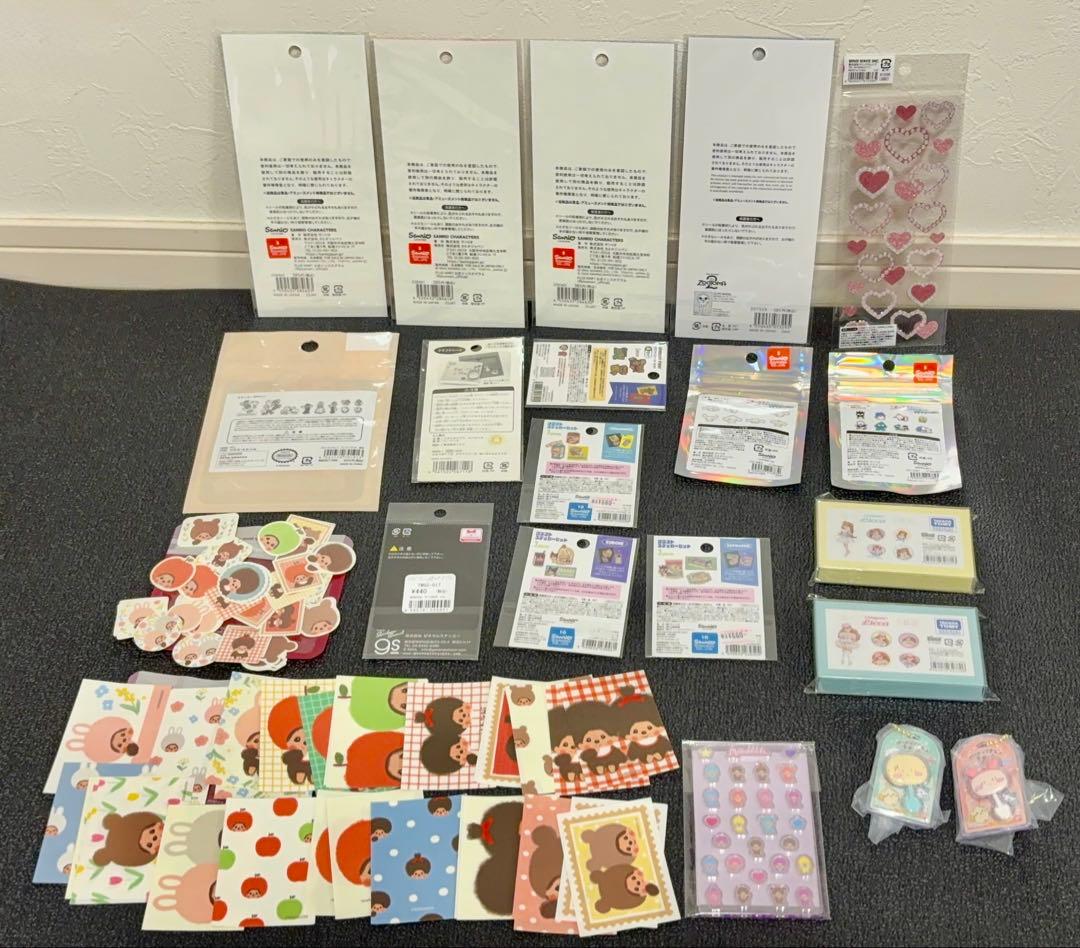 まとめ売り正規品　おはじきシール　おしりシール　 立体シール　ステッカー等