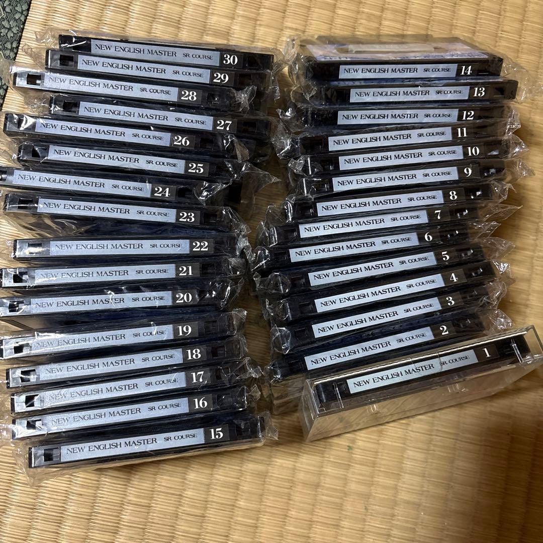 NEW ENGLISH MASTER SR COURSE 全10巻+テープ35巻