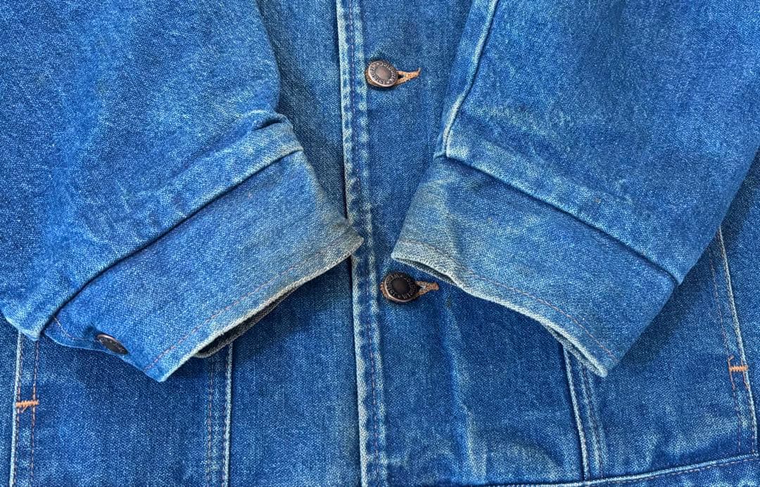 Wranglerラングラー USA製コーデュロイ襟　ブランケットデニムジャケット