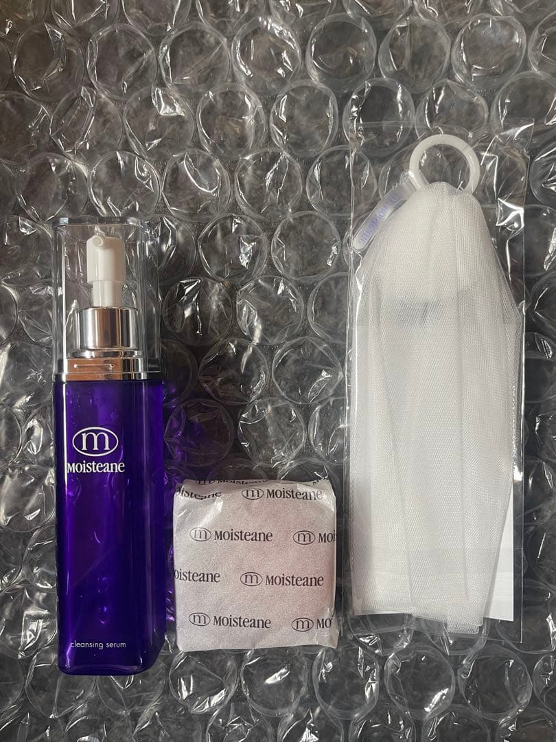 モイスティーヌ　クレンジングセラム　ヒドラソープ　ネット　UV 4点セット