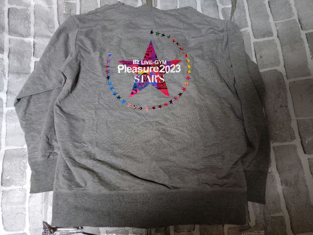 【希少XLサイズ】【B'z】【STARS】【パーカー】【グレー】入手困難　激レア