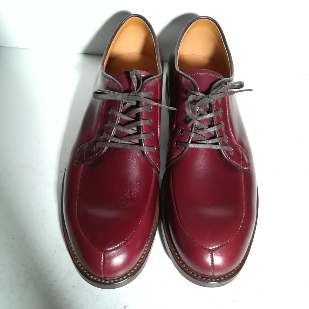 c1088 【新品同様・試着程度】 ウィールローブ Vチップ 9D ボルドー