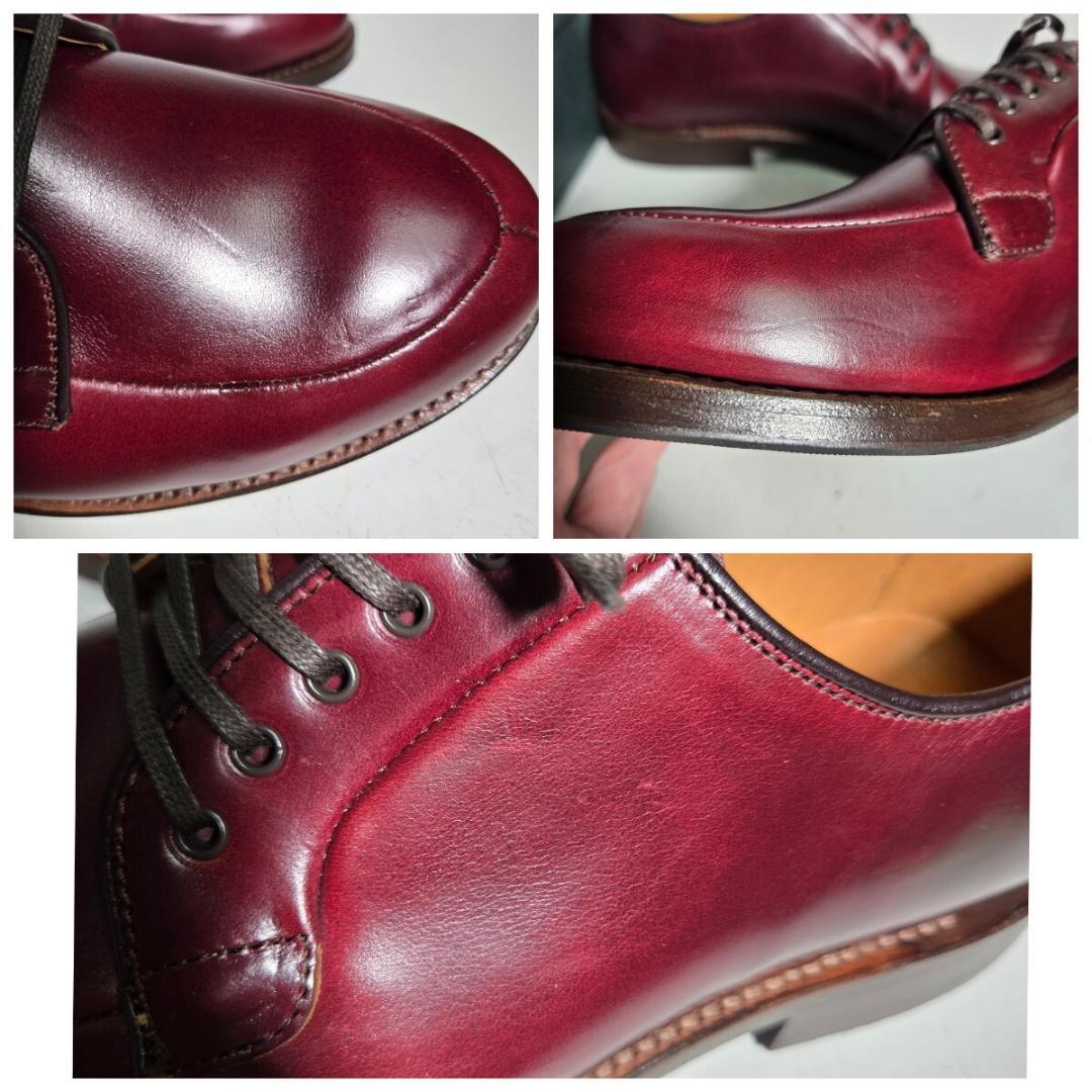 c1088 【新品同様・試着程度】 ウィールローブ Vチップ 9D ボルドー