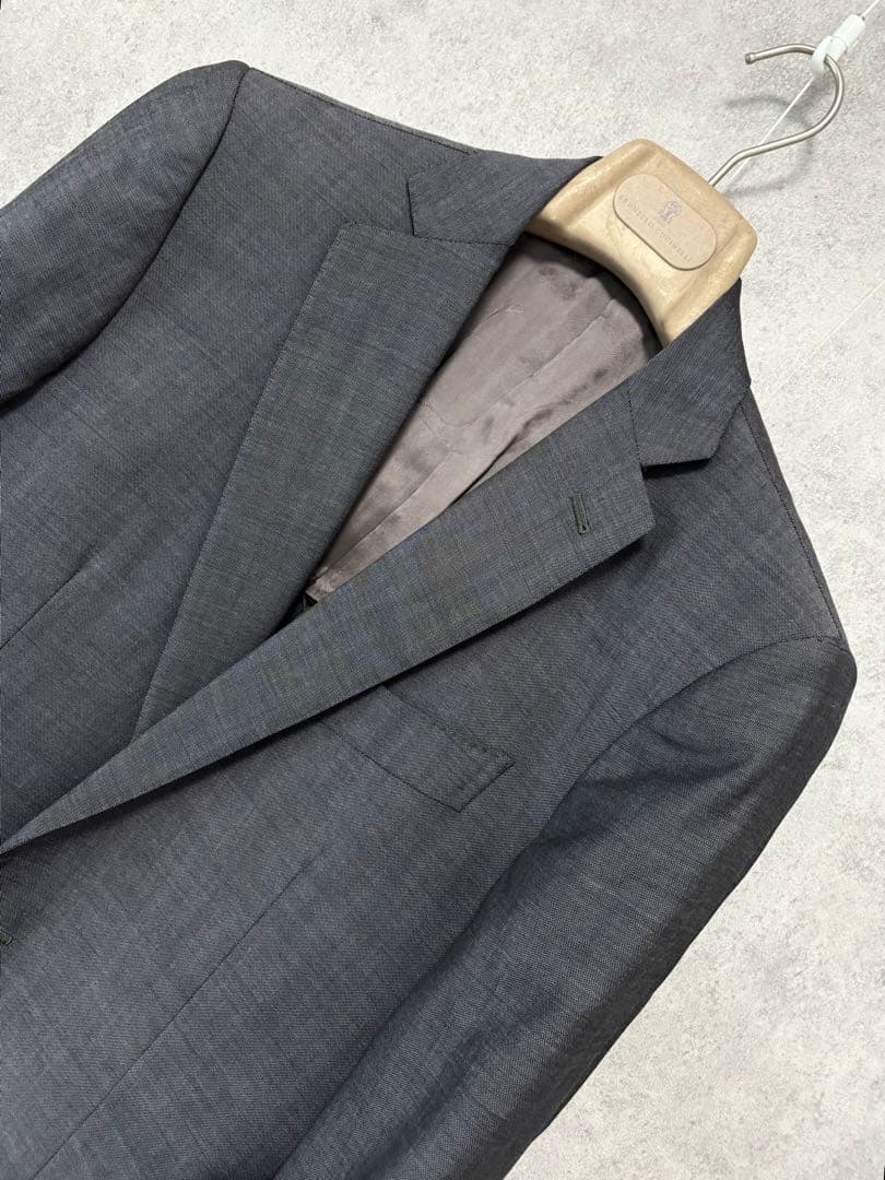 【ISAIA (イザイア)】スーツジャケット 44 ウールモヘヤ M