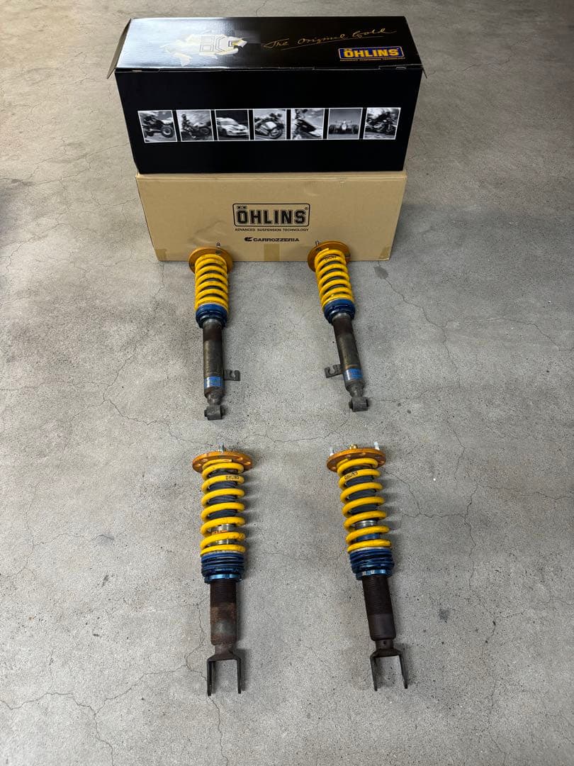 マツダRX-7 FD3S用の OHLINS サスペンション