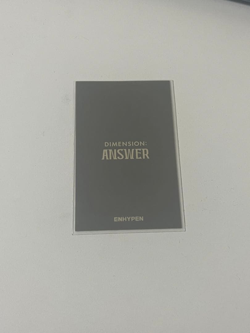 enhypen ジョンウォン weverse  answer ラキドロ トレカ