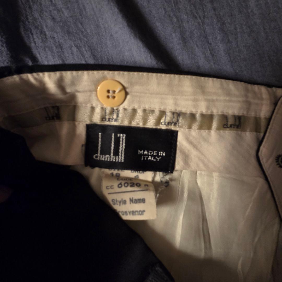 80s イタリア製　Dunhill 　ワイドスラックス SIZE-48