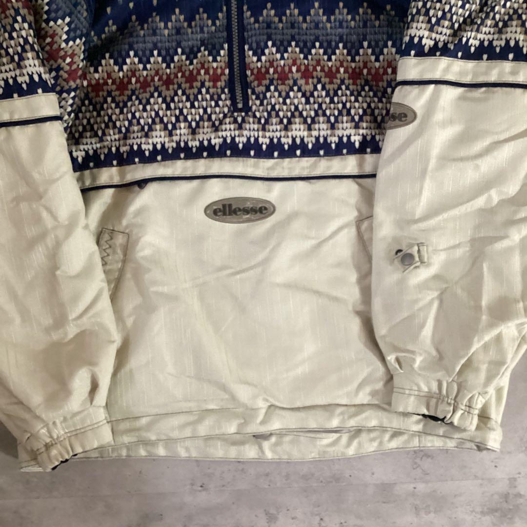 ellesse エレッセ　スキーウェア　セットアップ　ネイビー　ホワイト