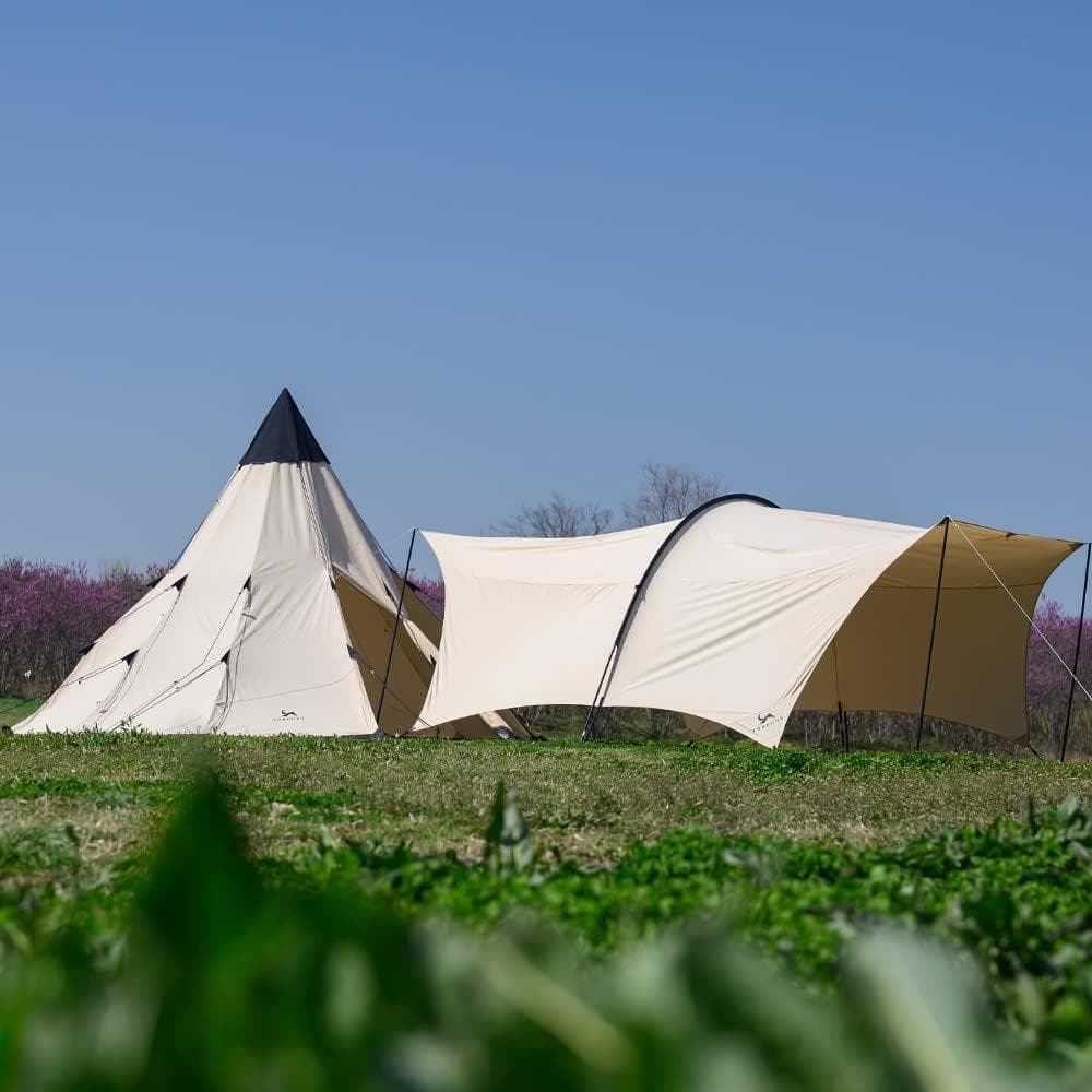 TOMOUNT タープ 大型TCシェード TCタープ 日よけ 大空間 サンシェル