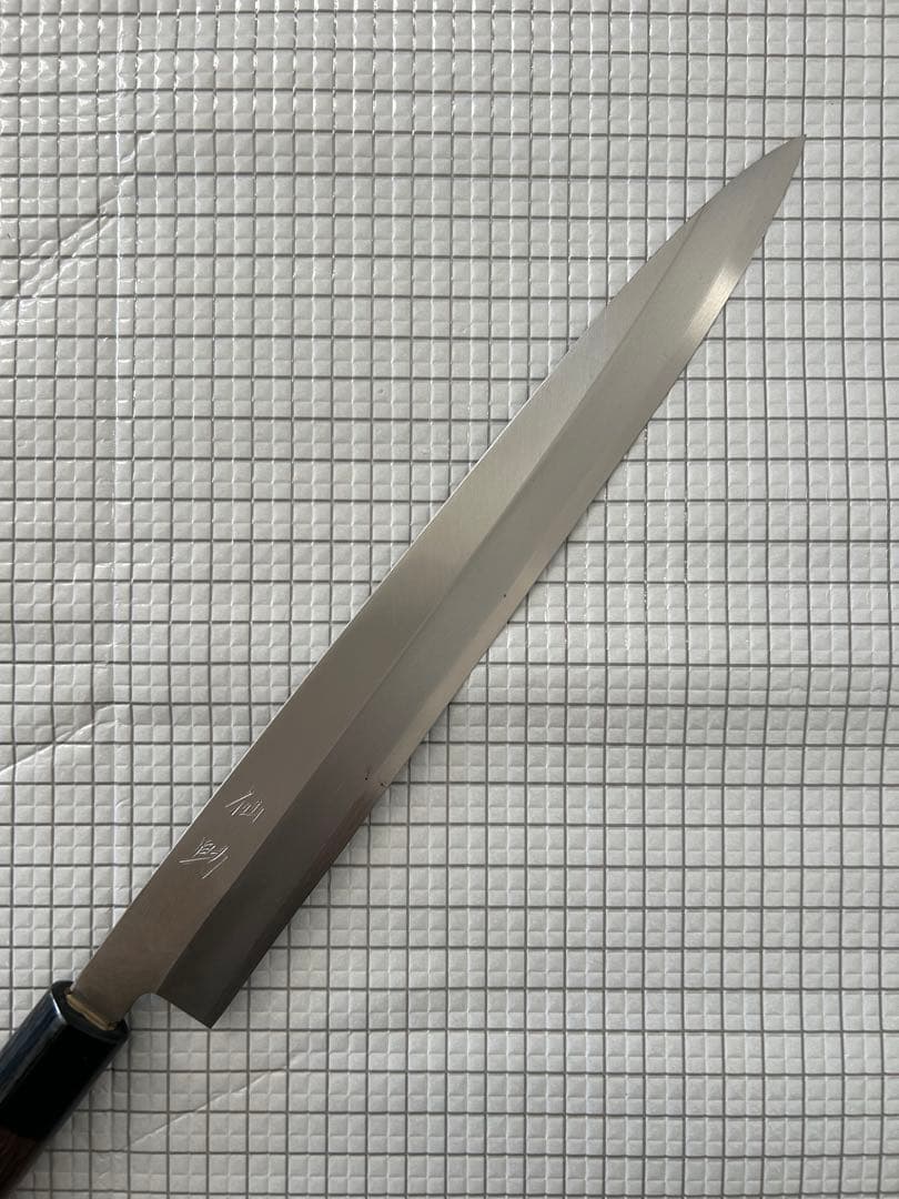 [ヤドカリ様] 仙助 柳刃包丁 安来鋼青紙２号 270mm 紫檀シノギ柄 包丁
