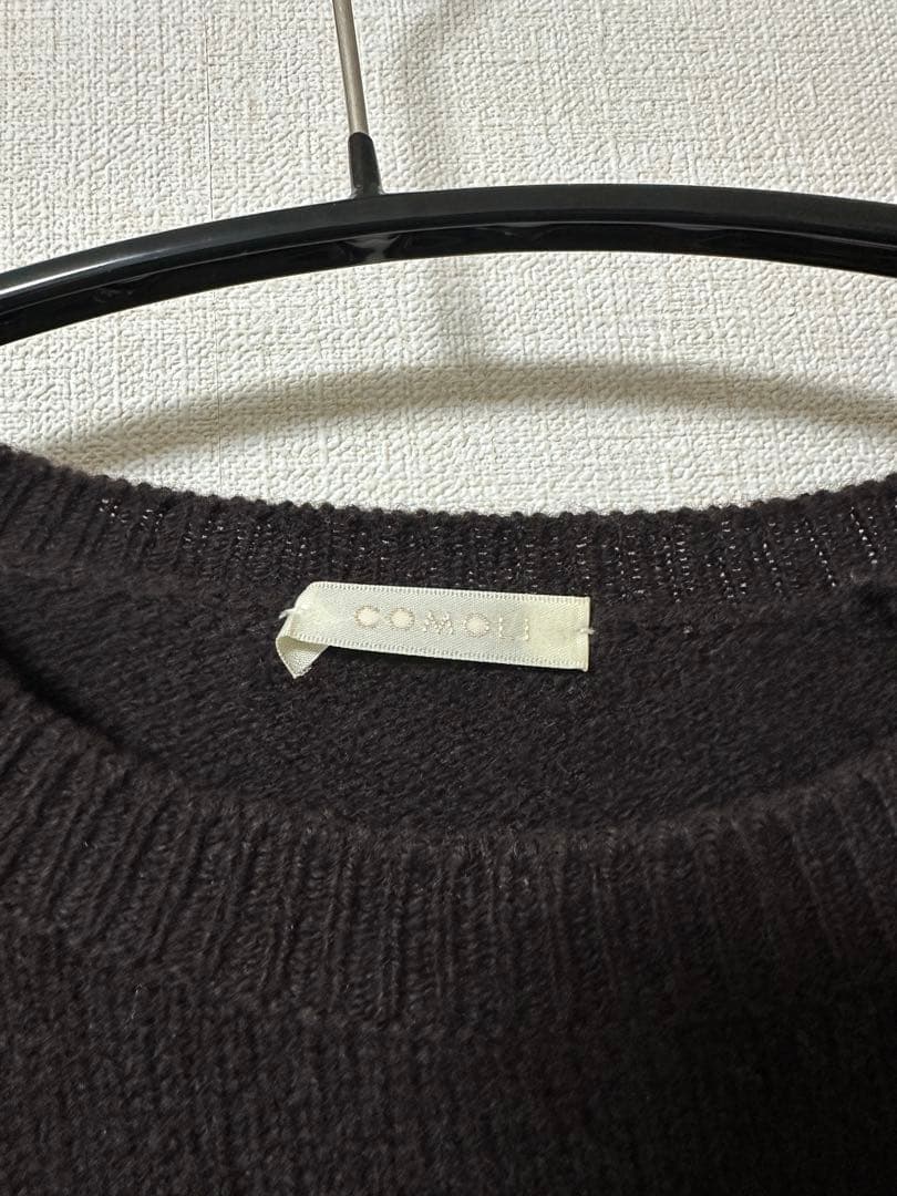 COMOLI ラムズウール クルーネック 3