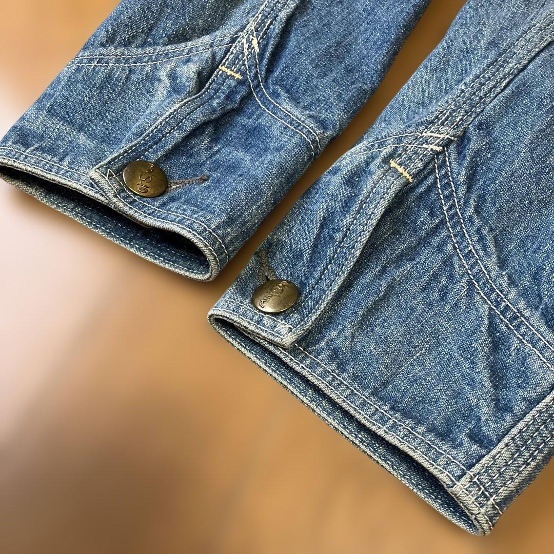 オアスロウ　ノーカラーカバーオール