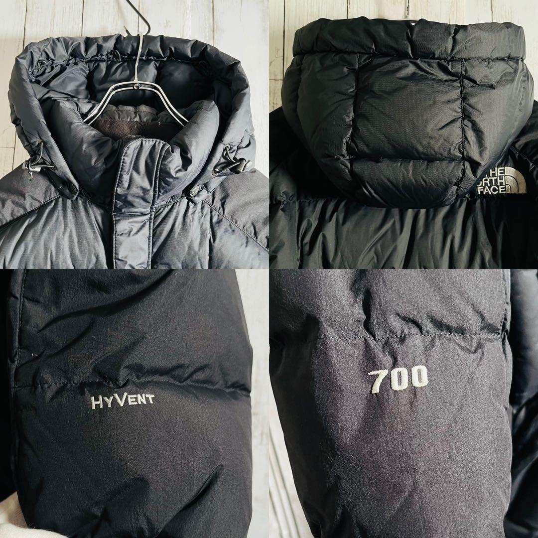 ザノースフェイス ダウンジャケット 700フィル ハイベント ブラック M 75