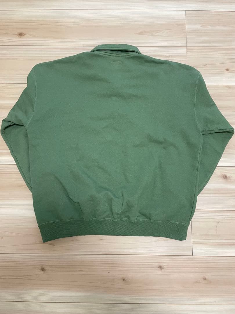 THE UNION THE FABRIC ハーフジップスウェット　XL グリーン