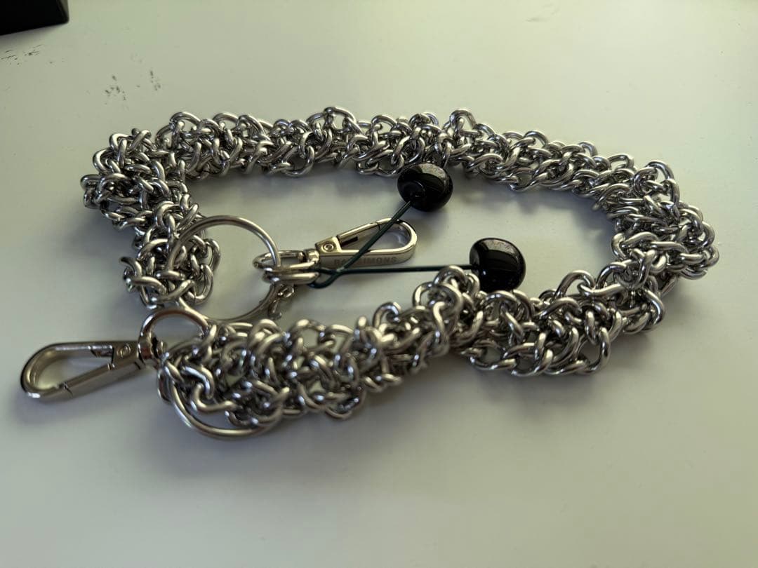 【RAF SIMONS】 シルバー チェリー ウォレットチェーン