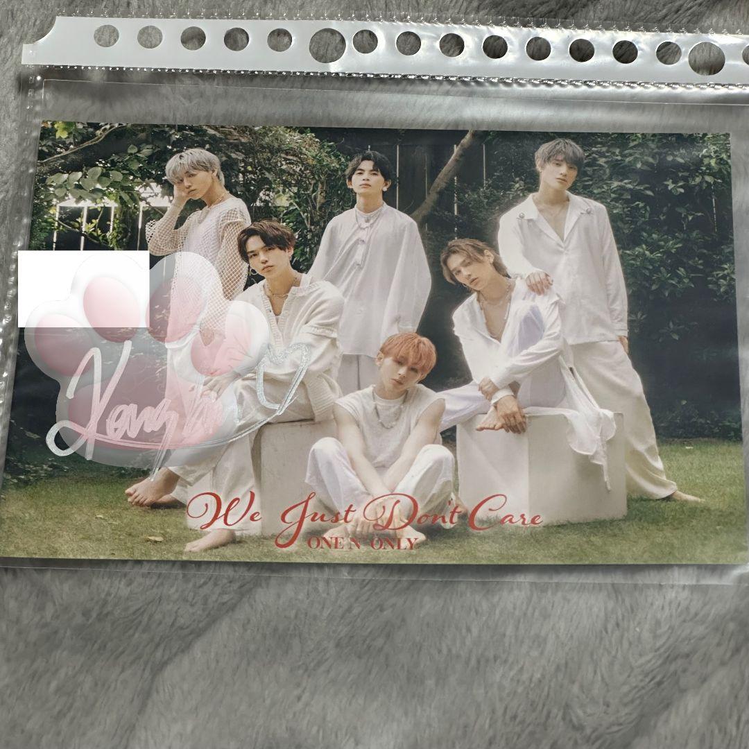 上村謙信 直筆サイン入り ポストカード WeJustdontcare